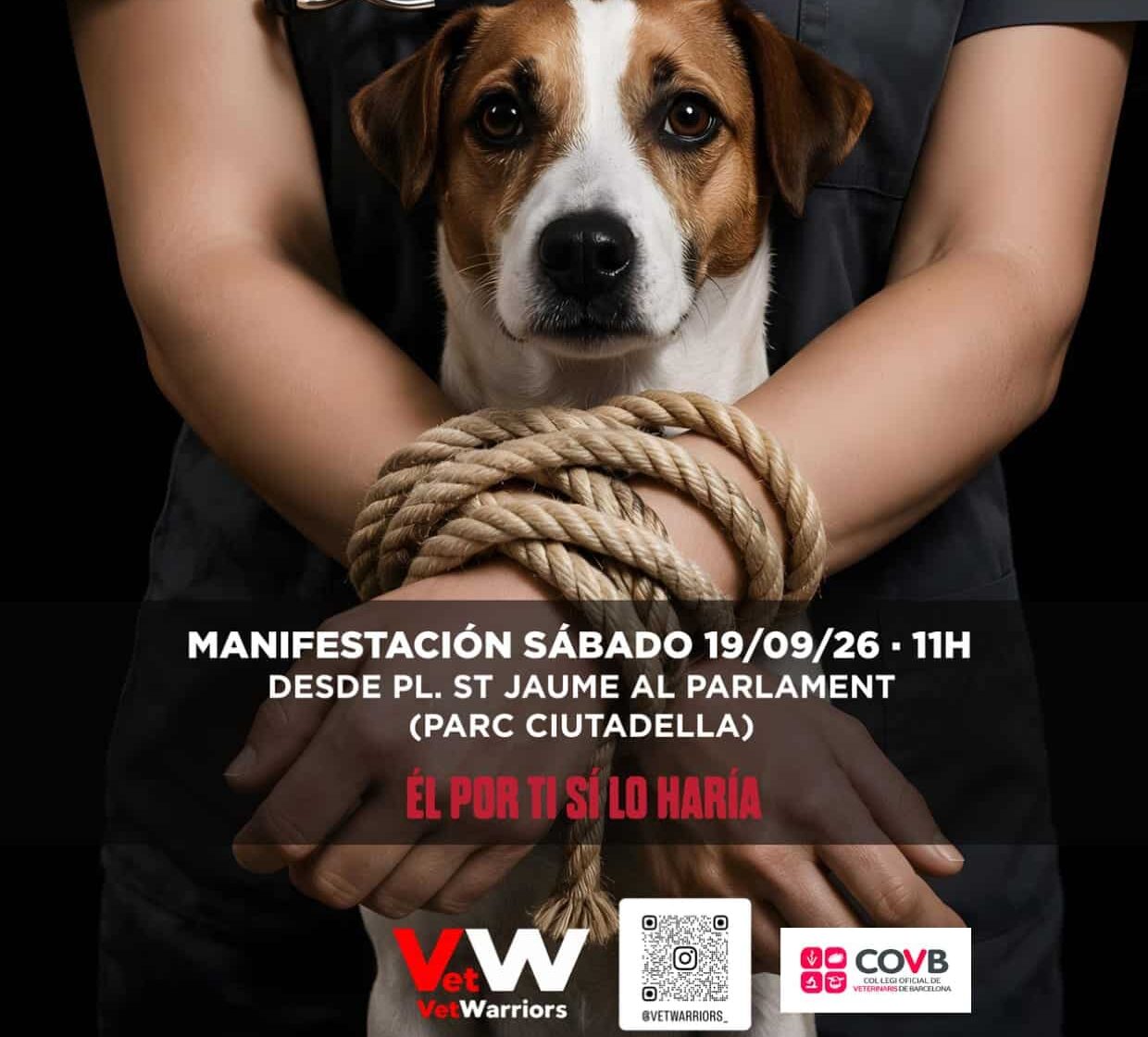 Los veterinarios vuelven a la calle el 19 de septiembre en Barcelona y llaman a la ciudadanía a sumarse a la protesta
