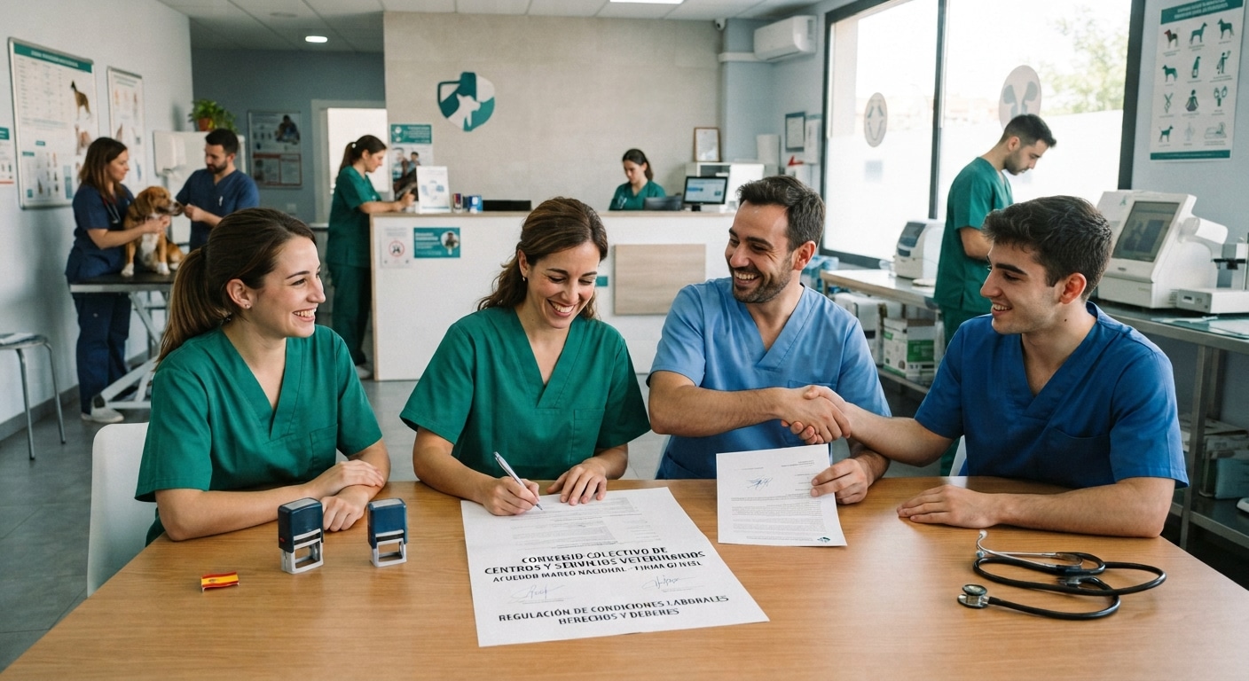 FESVET recuerda a los trabajadores de centros y servicios veterinarios, que antes de fin de octubre deben recibir   los incrementos salariales del 4%